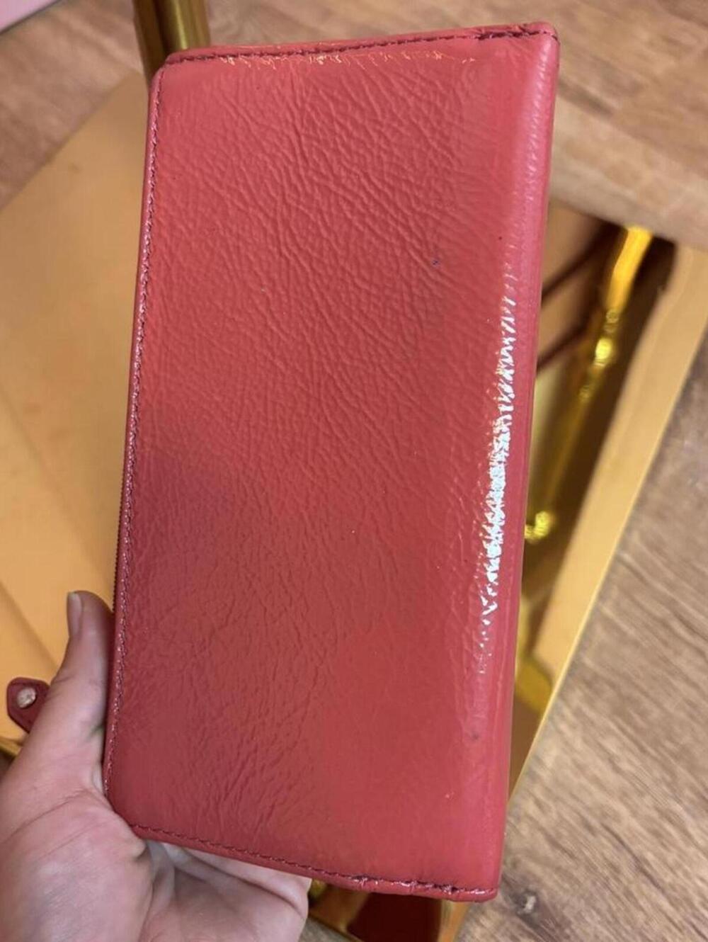 Coach Pink Wallet Trifold Leather - Picture 8 of 8